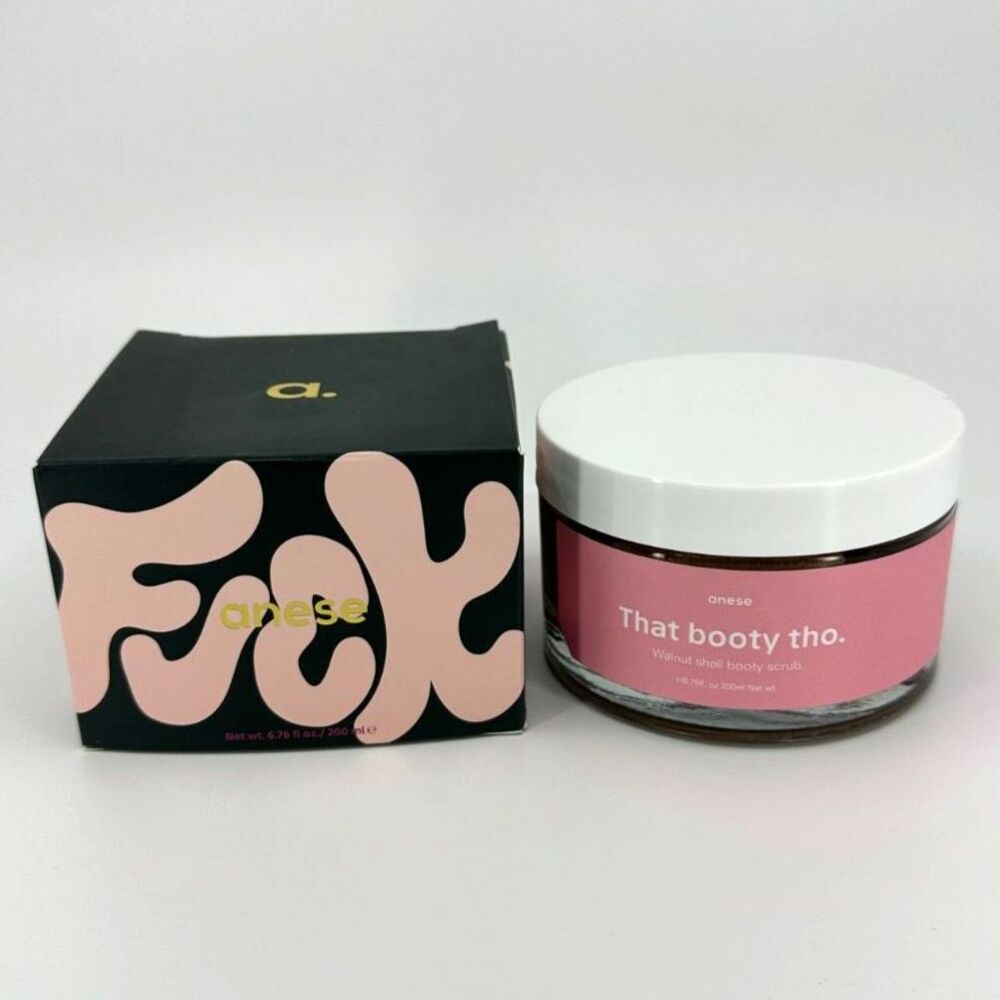 Anese That Booty Though Walnut Shell Booty Butt Scrub JUMBO 6.76 fl oz